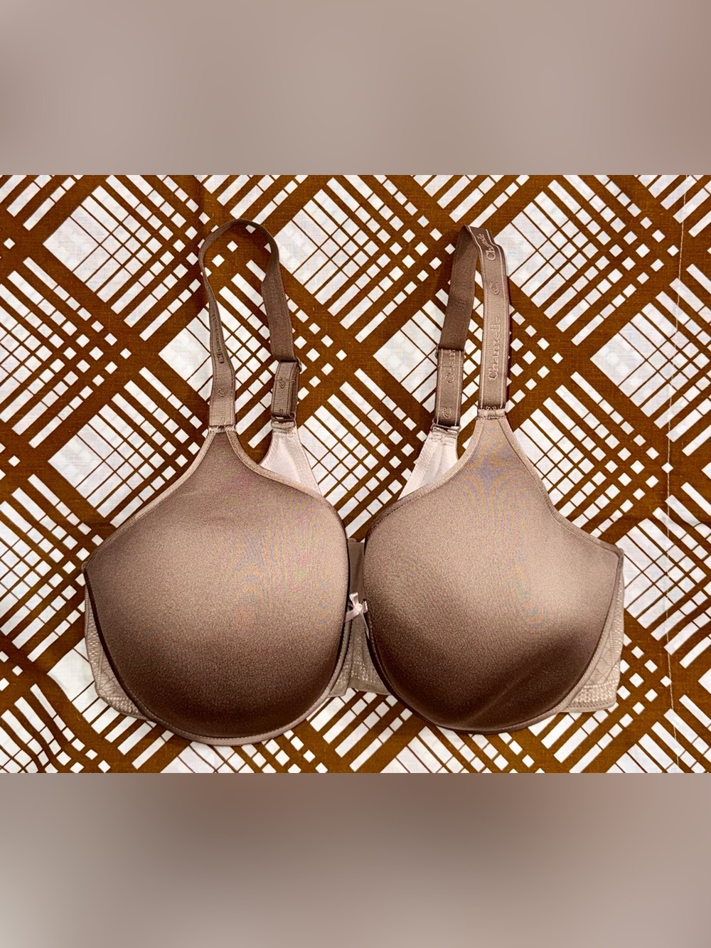 Chantelle 40DD Nude Brown Full Coverage Seamless Underwire Bra 907
